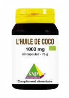 L'huile de coco Bio 1000 mg