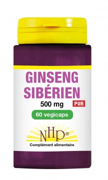 Ginseng Sibérien 500 mg Pur capsules végétariennes