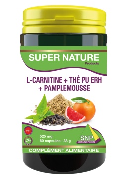 L - Carnitine thé Pu Erh Pamplemousse Pur