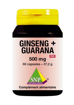 Ginseng + Guarana  500 mg Pure